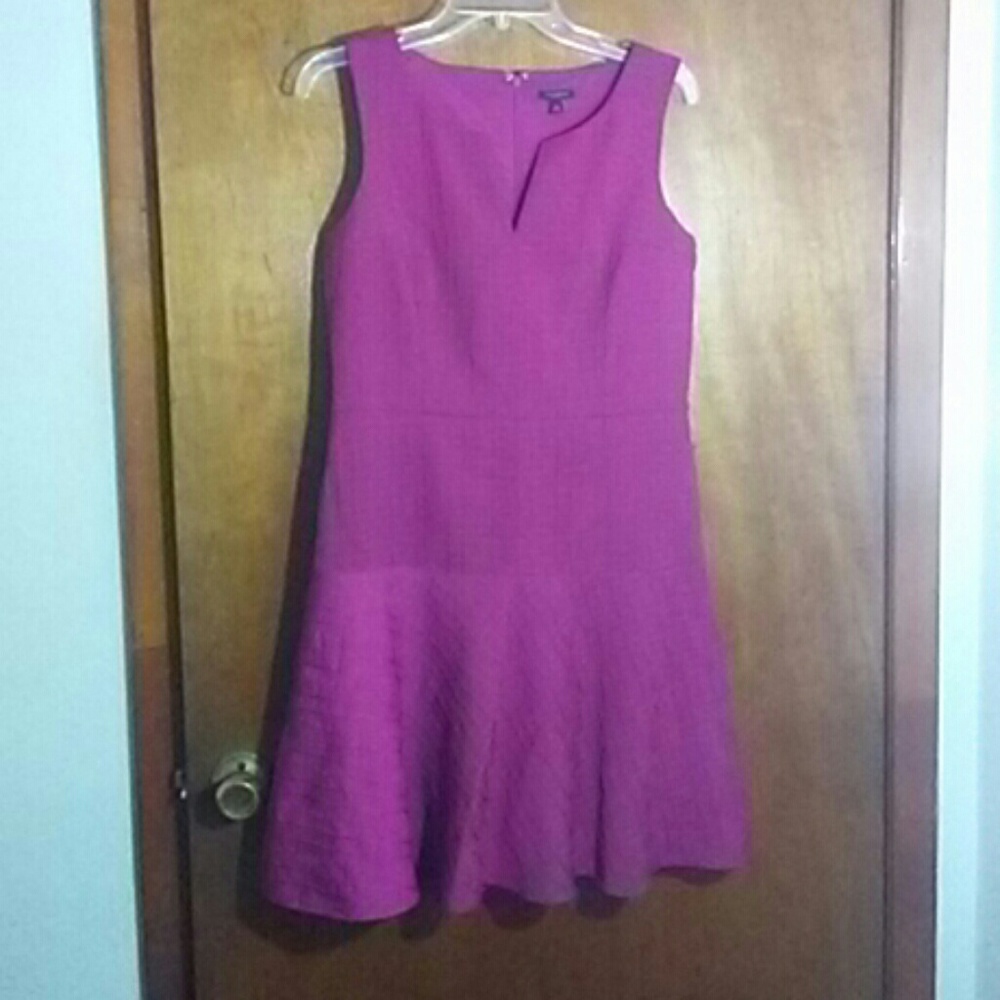 Ann taylor magenta dress size 6